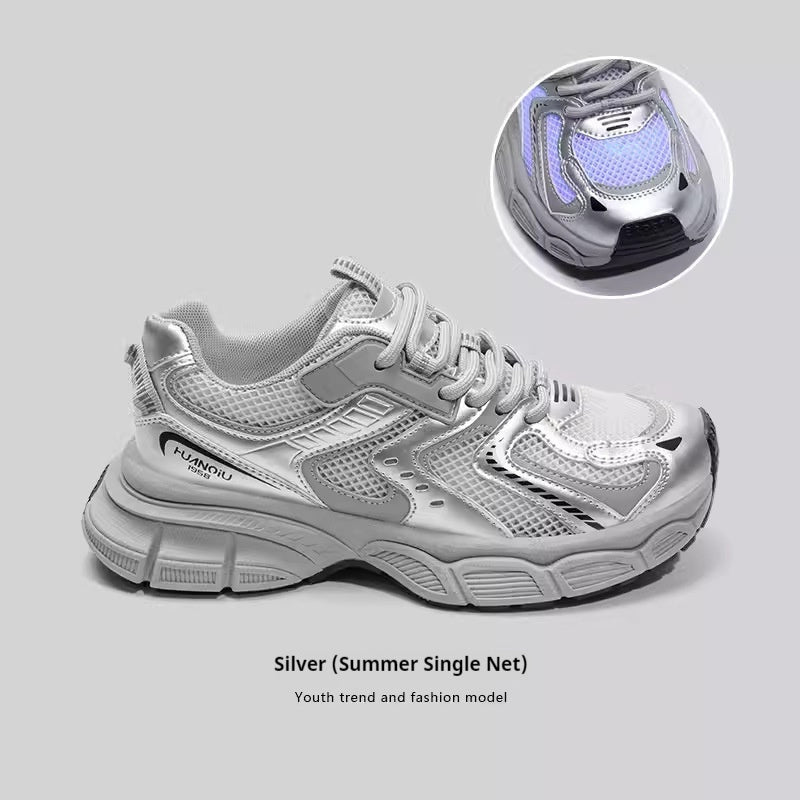 Pantofi sport cu șireturi, unisex, cu talpă din polietilenă