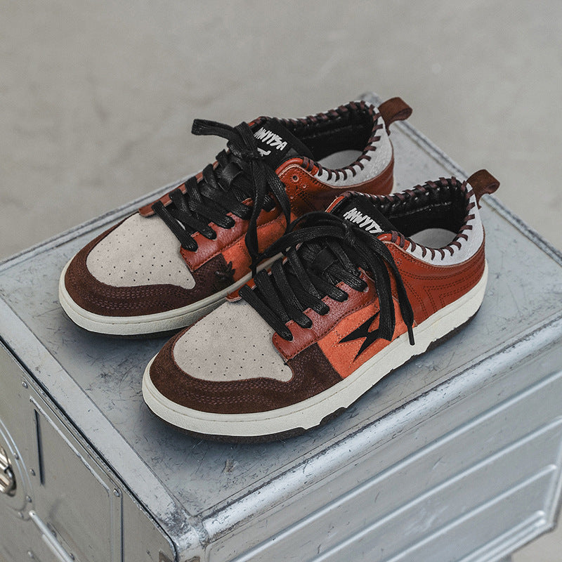 Sneaker unisex, casual cu șireturi, cu detalii de cusut, ușoare