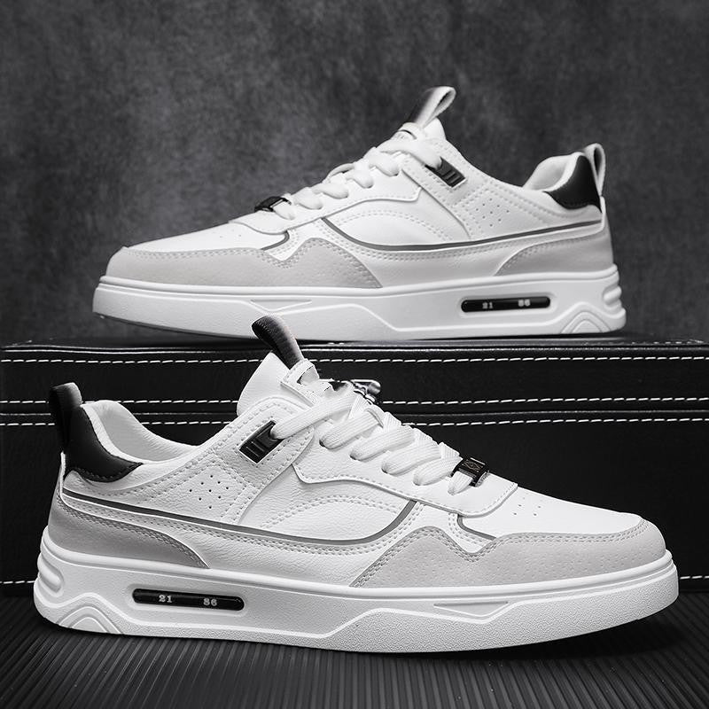 Sneaker casual, bărbați alb sau bej