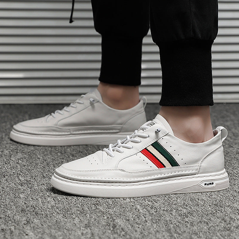 Sneaker casual, ortopedici pentru bărbați, albi