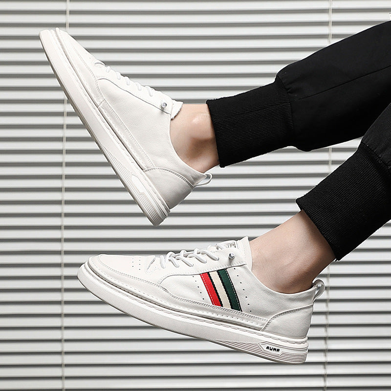 Sneaker casual, ortopedici pentru bărbați, albi